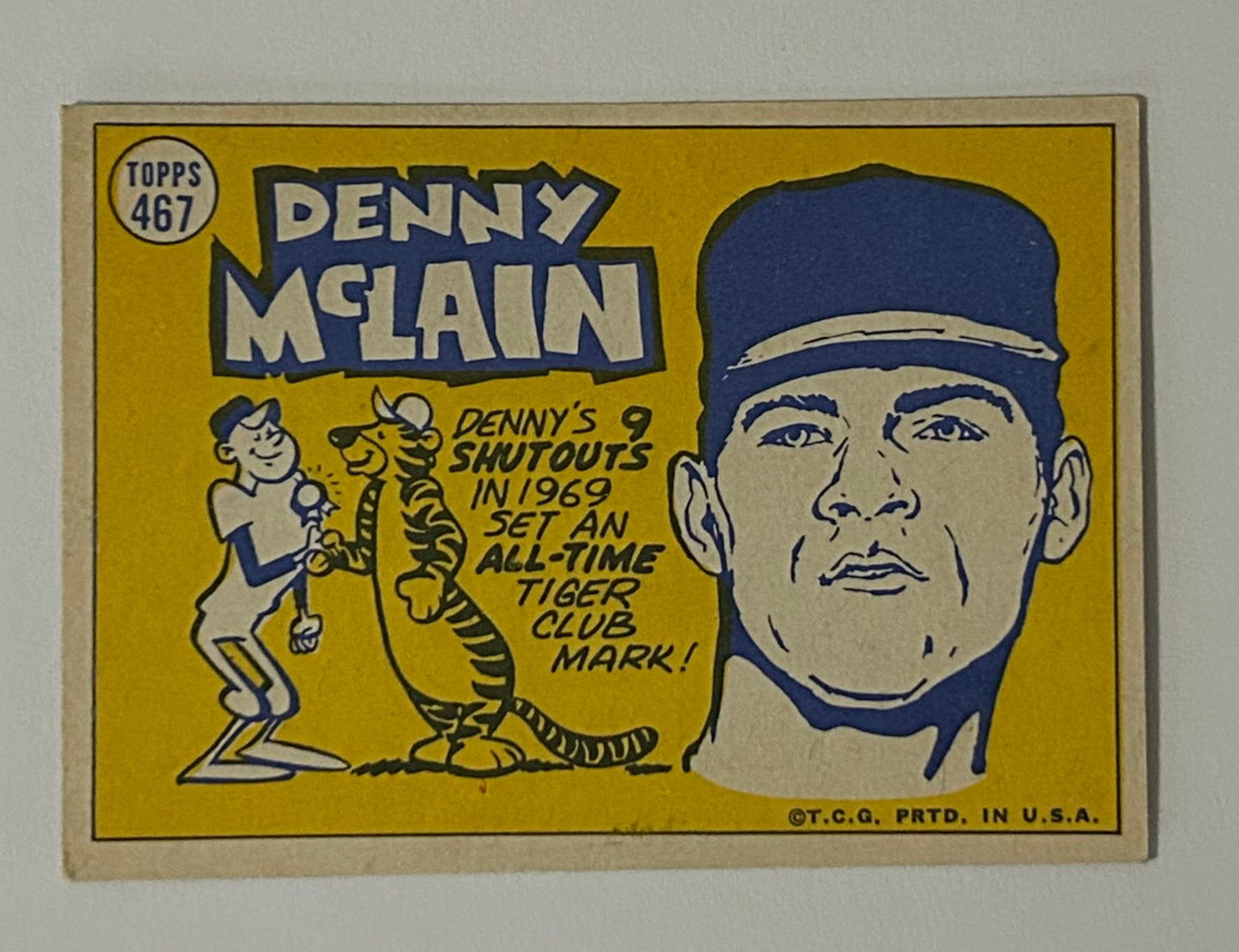 Autographed 1970 Topps #467 All-star The Sporting News