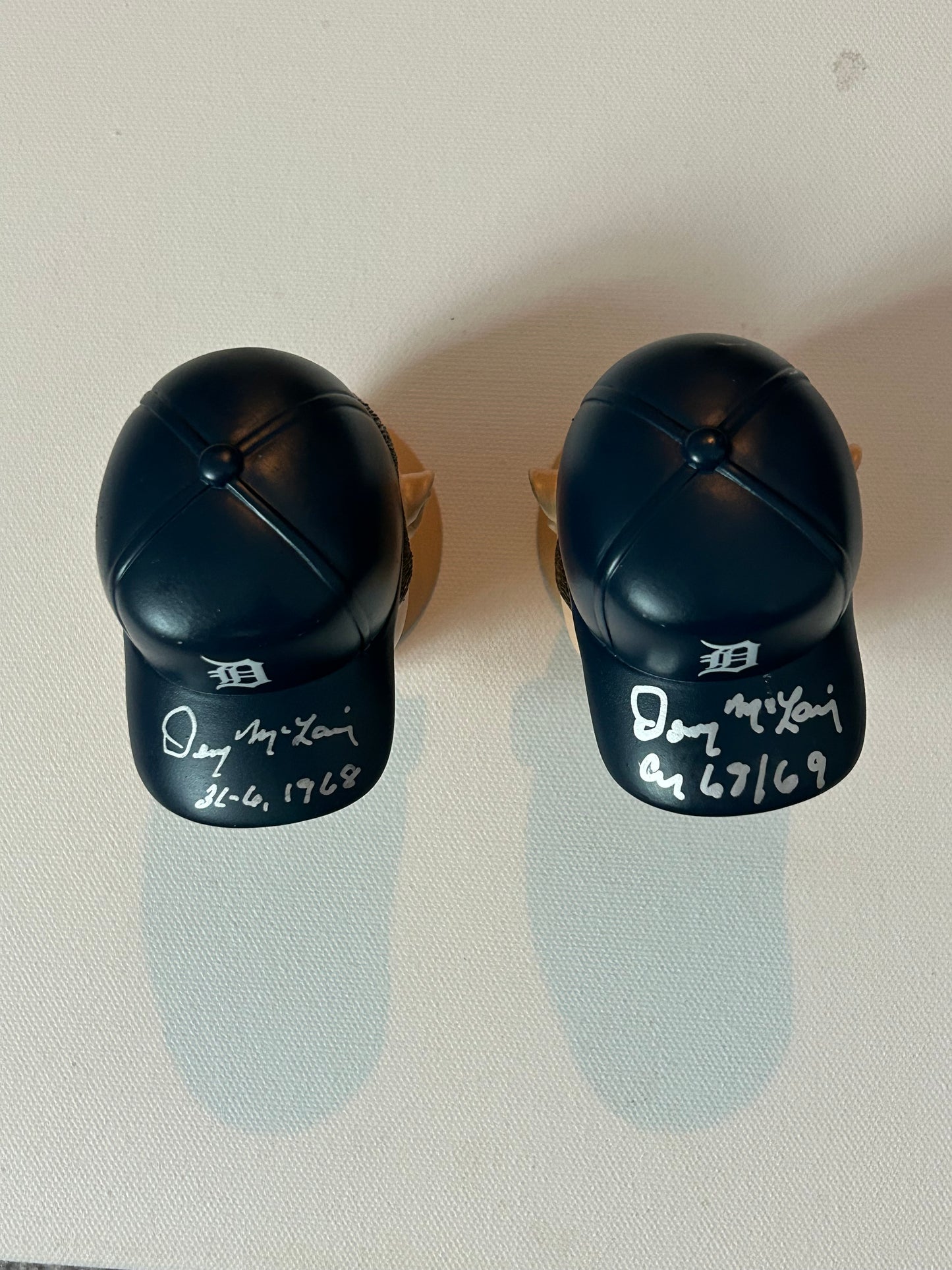 Autographed McLain Baseball Head Bottle Topper