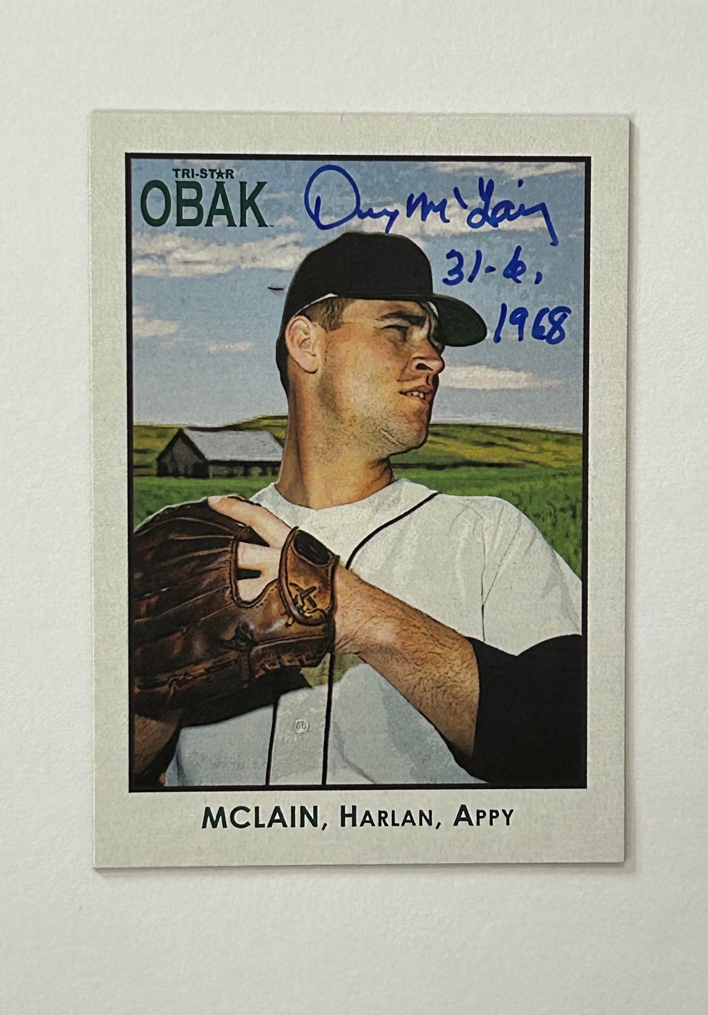 Autographed 2010 Tristar Obak Heroes & Legends #3/25