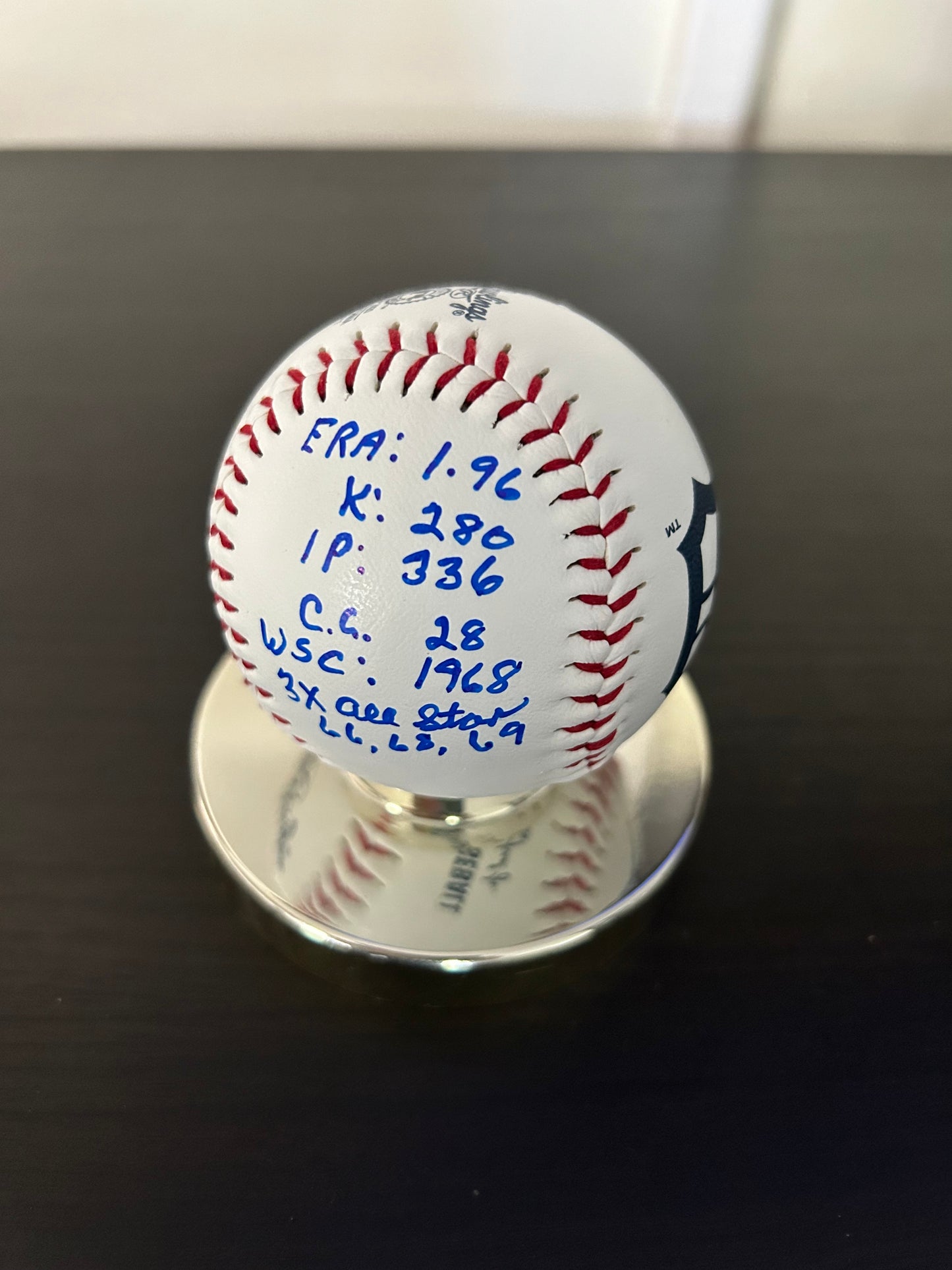 Autographed Detroit D Baseball