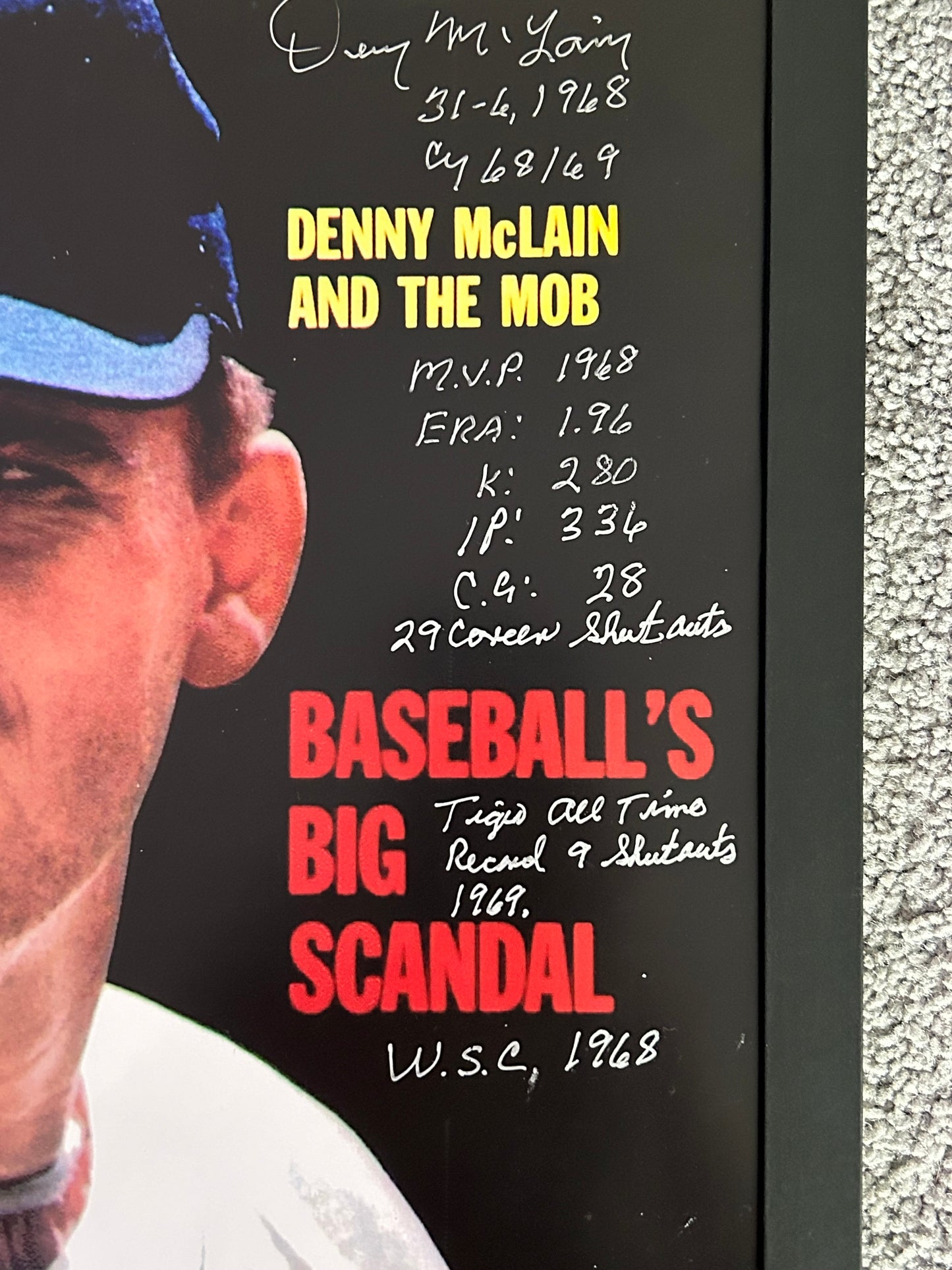 Sports Illustrated- Denny McLain and The Mob Cover