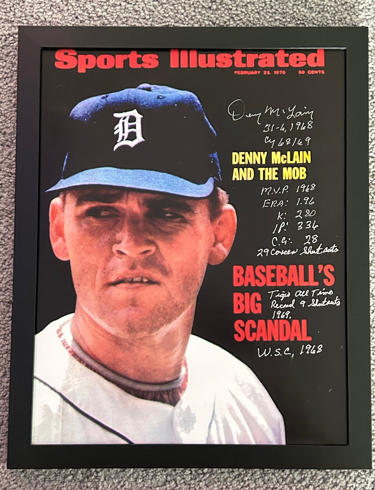 Sports Illustrated- Denny McLain and The Mob Cover
