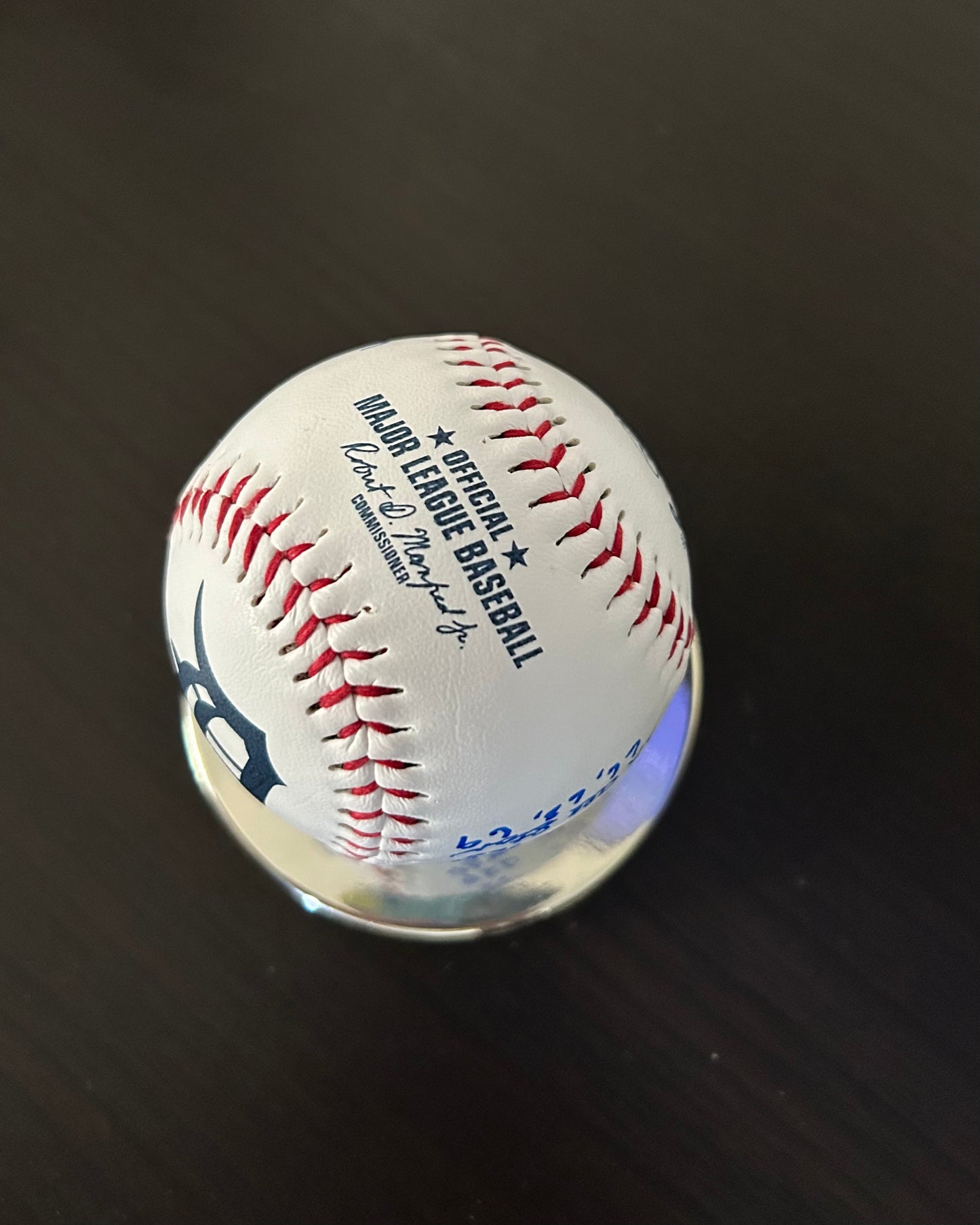 Autographed Detroit D Baseball
