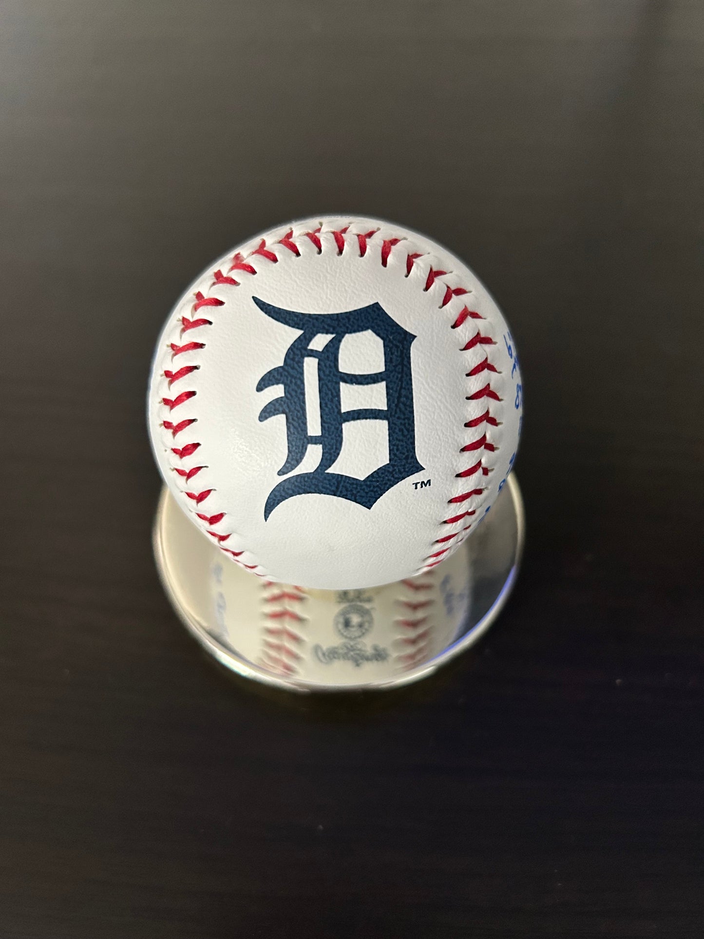 Autographed Detroit D Baseball